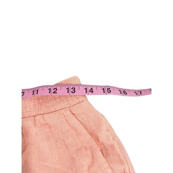 Abercrombie & Fitch Orange Womens Boxer Shorts Linen Size XS New - Picture 5 of 7